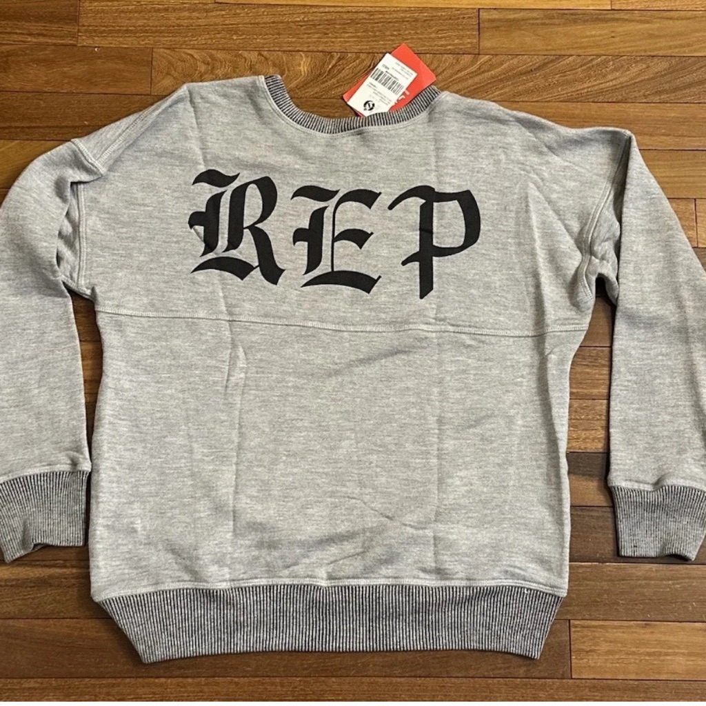 Taylor Swift Gray Sweatshirt With Black Rep
